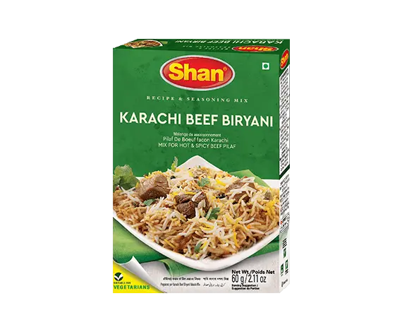 Shan Karachi Beef Biryani - Pack Of 12