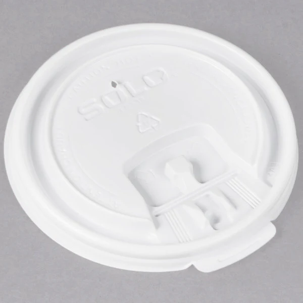 Flat Lids For Cups White - 8 oz