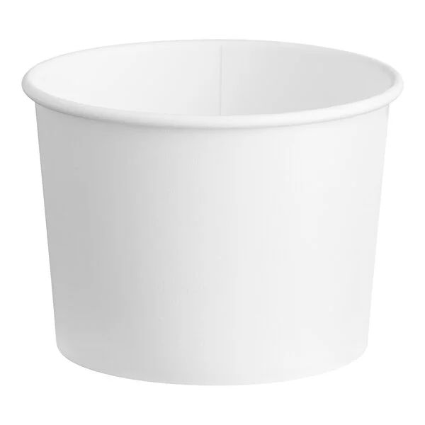 White Paper Food Cups - 12 oz