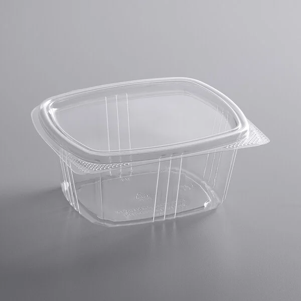 Clear RPET Hinged Lid Deli Containers - 16 oz