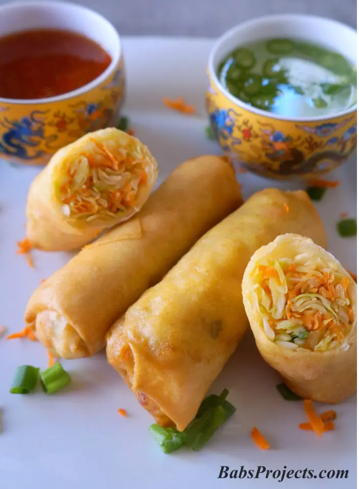 Spring Rolls w/ Cabbage Filling - 50 gm - 40 Pieces