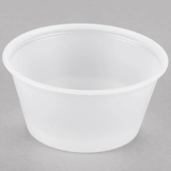 Translucent Plastic Portion Cup - 1 oz