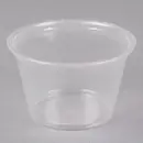 Solo Translucent Plastic Souffle Portion Cup - 4 Oz