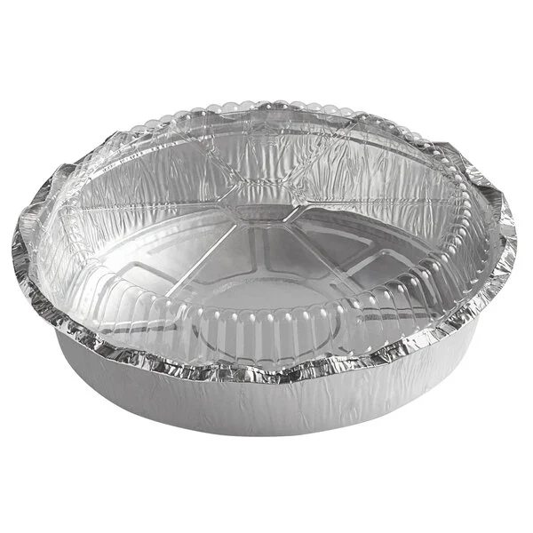 Aluminium  Round Foil Pan Dome Lid - 8"