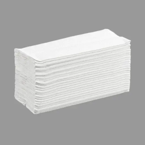 M-Fold White Towel