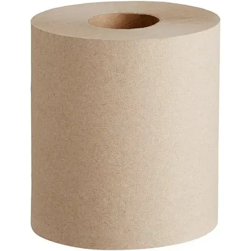 8” Hardwound White/Kraft Paper Towel Rolls - 750’ 