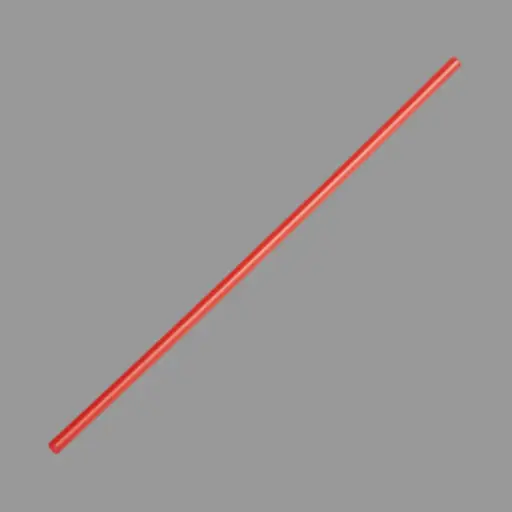 Plastic Stirrer Red/Black - 7.5"