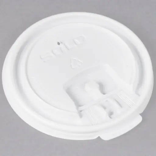 Flat Lids For Cups White - 8 oz