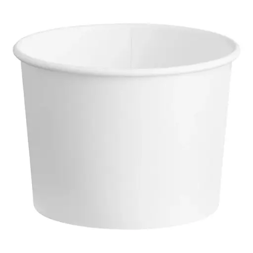 White Paper Food Cups - 12 oz