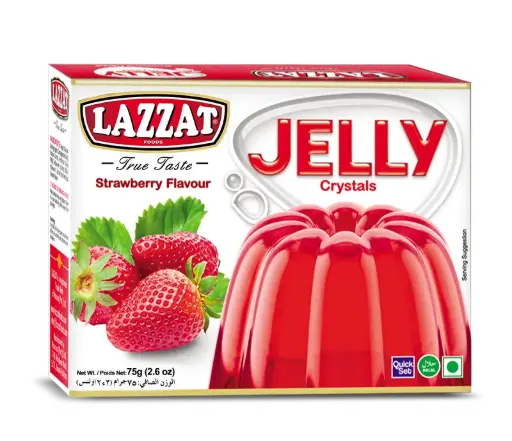 Lazzat Strawberry Jelly - Pack Of 12