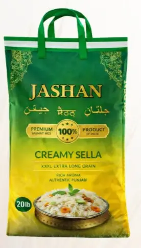 Jashan Creamy Sella Basmati 20 Lb 