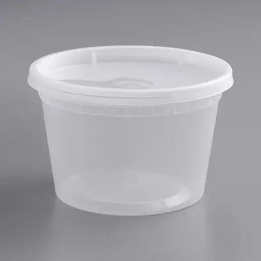 [P200004] Microwavable Deli Container With Lid Combo - 32 oz