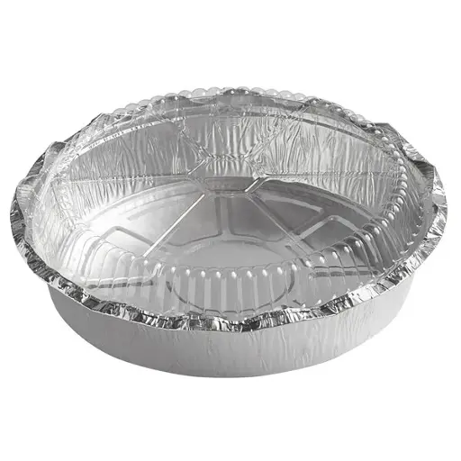 [P200051] Aluminium  Round Foil Pan Dome Lid - 8"